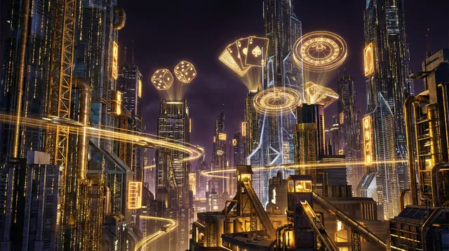 炸金花app赛博不夜城全景 - {{天元棋牌}}