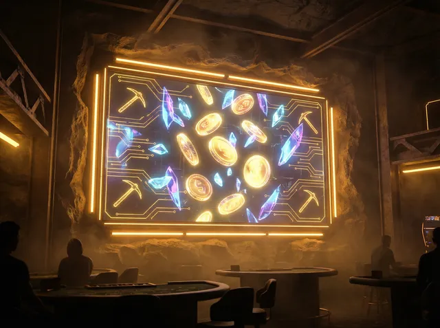 天元棋牌 首充狂欢夜金矿广告牌